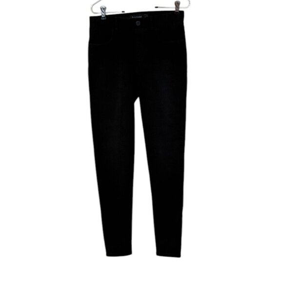 Betabrand Women's Four Pocket Skinny Yoga Denim Black Pants Size Small NIB - Picture 3 of 7